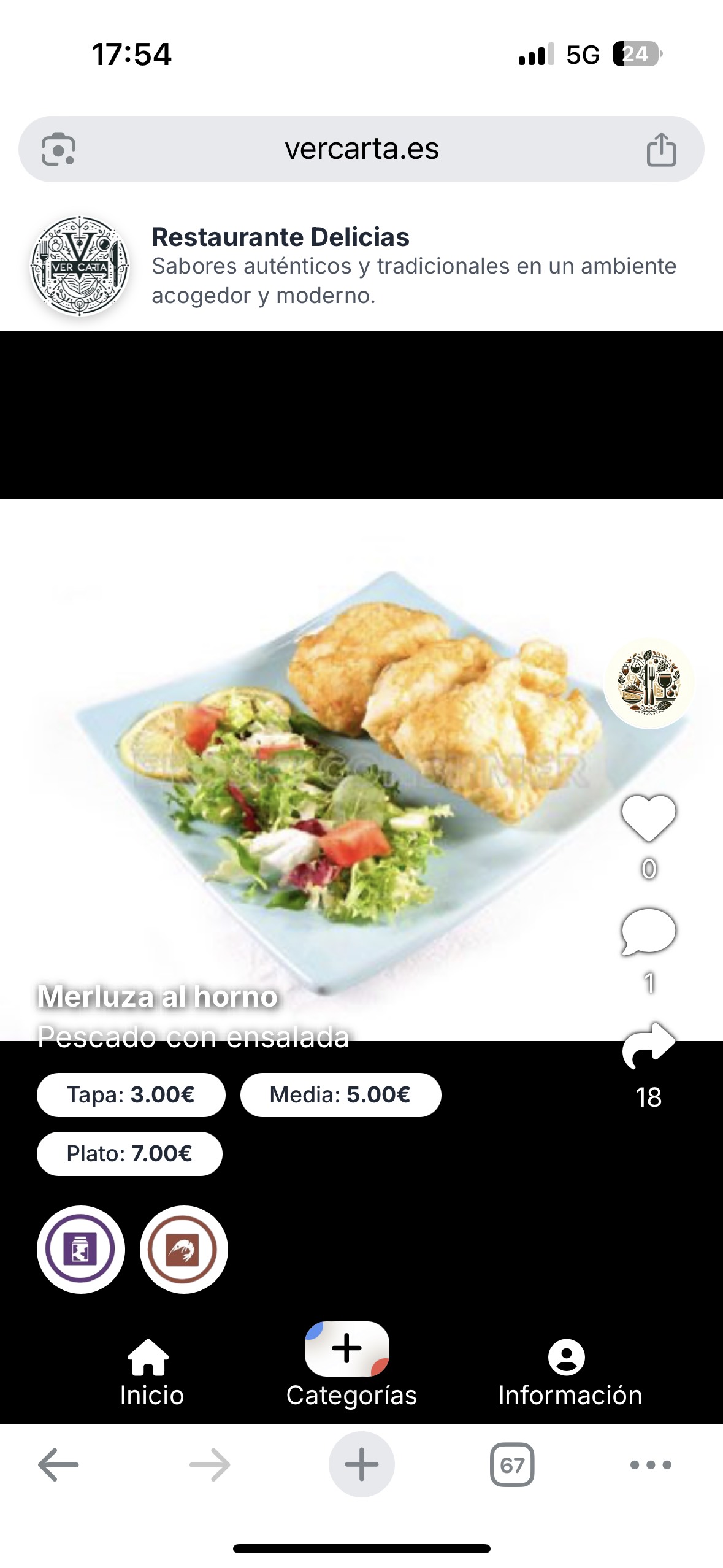 Carta Social - Vista Plato