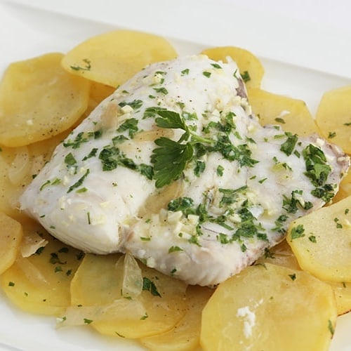 Merluza al horno
